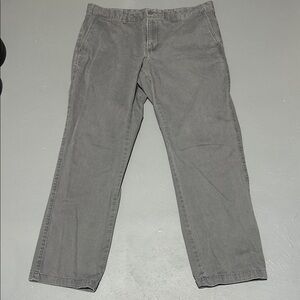 Sonoma Gray Straight Leg Pants (36” x 32) 100% Cotton